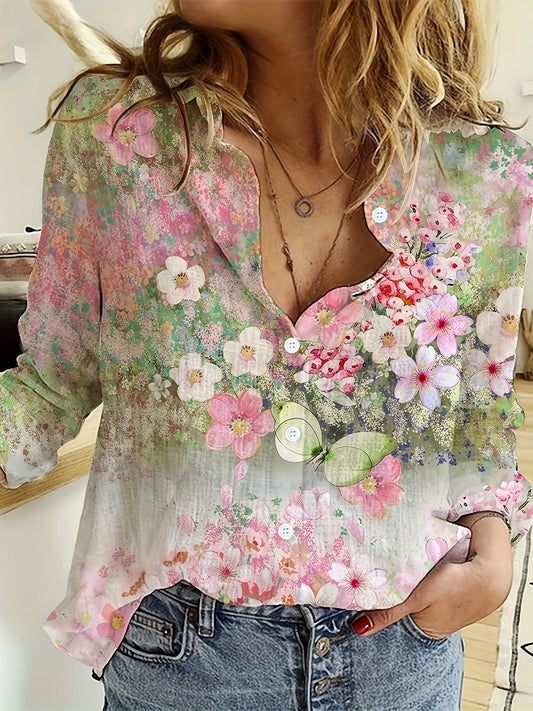 Leura – Blusa Boho Floral